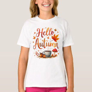 Hallo Herfst, gezellige nostalgie T-shirt