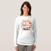 Hallo Herfst, gezellige nostalgie T-shirt (Voorkant volledig)