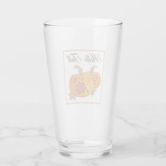 hallo Herfst Glas (Achterkant)
