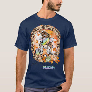 hallo Herfst _Gnome die als de UNICOREN kijkt T-shirt