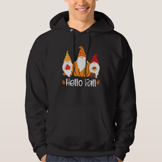 hallo Herfst Gnomes Hoodie (Voorkant)