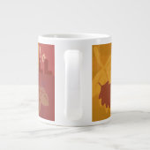 hallo Herfst Grote Koffiekop (Achterkant)