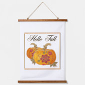 hallo Herfst Hangend Wandkleed (Voorkant)