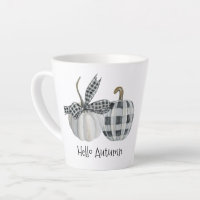 Hallo Herfst Herfst Buffalo Plaid Pompoen