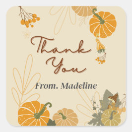 Hallo herfst herfst dank u aangepaste stickers