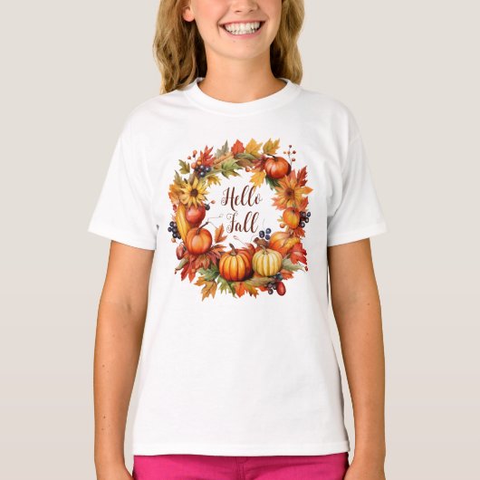 Hallo Herfst, Herfst Herfst Vibes T-shirt (Voorkant)