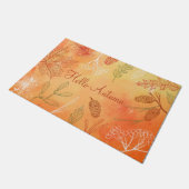 Hallo Herfst Herfst Home Decor Deurmat (Schuin)