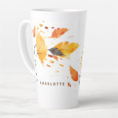 Hallo Herfst Herfst in Liefde Waterverf Latte Mok (Linkerhoek)