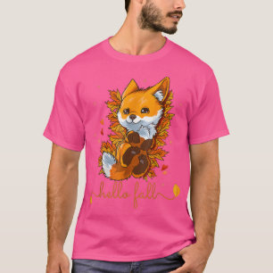 hallo Herfst herfst laat rood bos Baby dan T-shirt