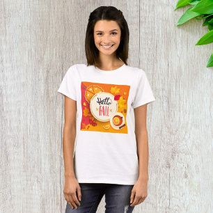 hallo Herfst herfst lekt en Drink T-shirt