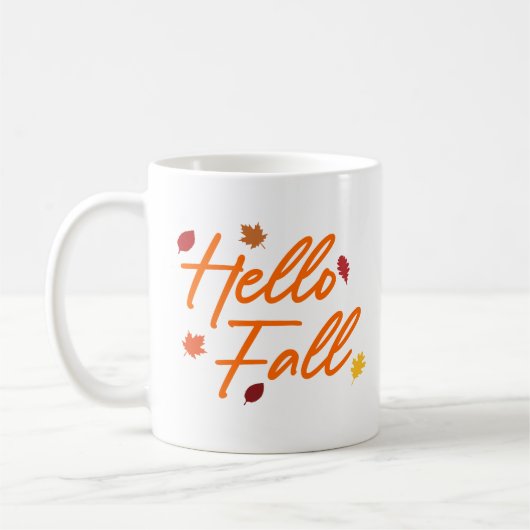 hallo Herfst herfst Maple lekt vuil Koffiemok (Links)