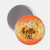hallo Herfst herfst Pas Tekst en Kleur aan Magneet (Voorkant / Achterkant)