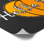 hallo Herfst Herfst Pumpkin Hellow Pumpkin Poster (Hoek)