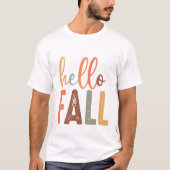 Hallo Herfst - Herfst T-shirt (Voorkant)