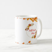 Hallo herfst "herfst-tastische vibes!" Mok (Voorkant rechts)