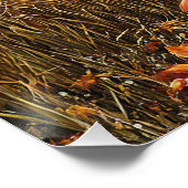 Hallo Herfst Herfst Thanksgiving Plattelandsschuur Perfect Poster (Hoek)