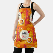 Hallo Herfst herfstbladeren en pompoentaart Schort (Insitu)