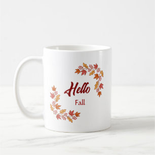 Hallo Herfst - Herfstbladeren – Gezellige Seizoens Koffiemok