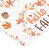 Hallo Herfst herfstbladeren naadloos patroon Medium Tafelloper (Hoek)