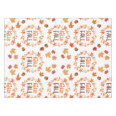 Hallo Herfst herfstbladeren naadloos patroon Tafelkleed (Voorkant (Horizontaal))