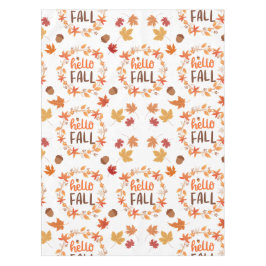 Hallo Herfst herfstbladeren naadloos patroon Tafelkleed