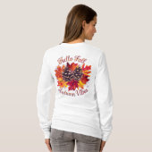 Hallo Herfst, herfstvibes T-shirt (Achterkant volledig)