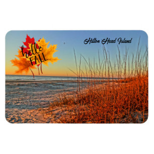hallo Herfst Hilton Head Island Beach South Caroli Magneet