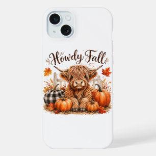 Hallo Herfst Hoogland Koe Gelukkig Thanksgiving He iPhone 15 Plus Case