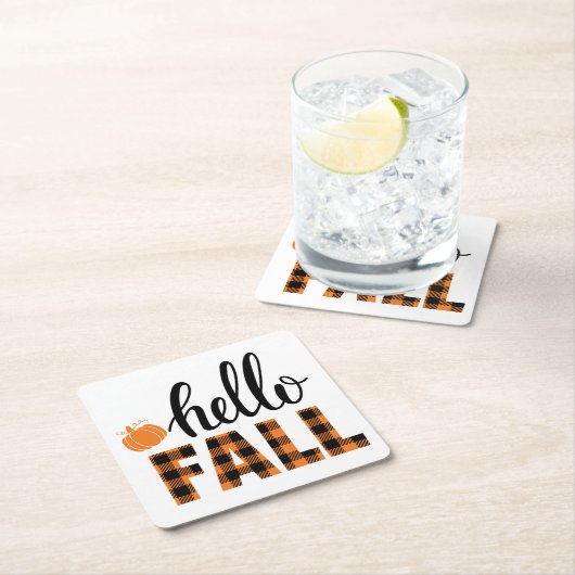 hallo Herfst Kartonnen Onderzetters (Insitu)