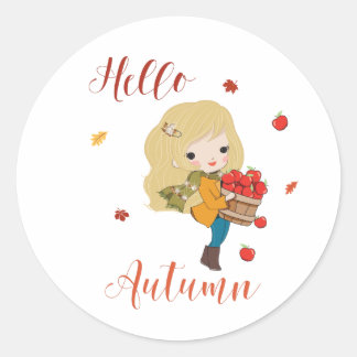 hallo herfst klassiek thema sticker Herfst