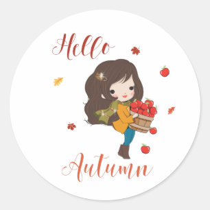 hallo herfst klassiek thema sticker Herfst