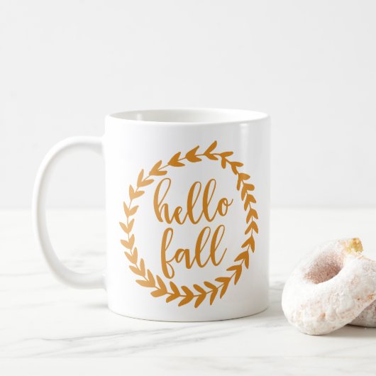 Hallo Herfst | Koffiemok (Met donut)