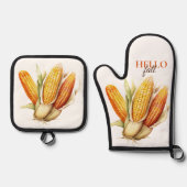 HALLO HERFST, KORENOREN, OVENWANT & PANNENLAP SET (Voorkant)