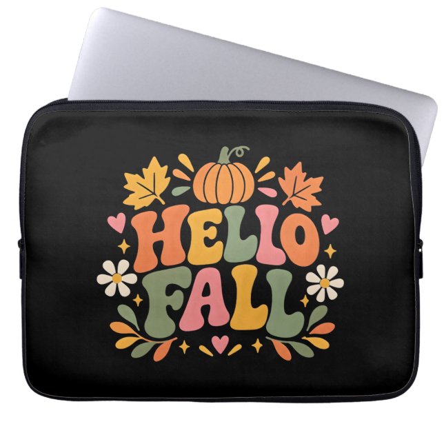 Hallo Herfst Laptop Sleeve (Voorkant)