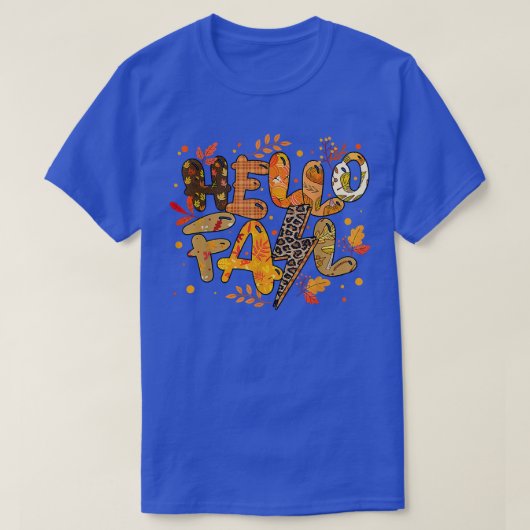 hallo Herfst Leopard Buffalo Plays Herfst herfst D T-shirt (Design voorkant)