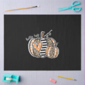 hallo Herfst Leopard Pattern Pumpkin Tissuepapier (Craft)