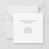 Hallo Herfst Leuke Muis Pop Door Notitiekaartje (Achterkant)