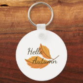 Hallo Herfst - Levendig Herfst gebladerte Collecti Sleutelhanger (Voorkant)