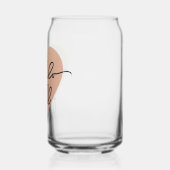 Hallo Herfst Love Heart Blikvorm Glas (Links)