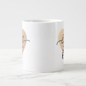 Hallo Herfst Love Heart Grote Koffiekop (Voorkant)