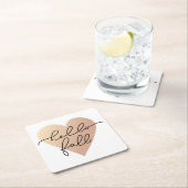 Hallo Herfst Love Heart Kartonnen Onderzetters (Insitu)