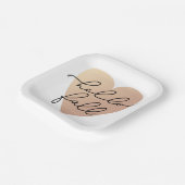 Hallo Herfst Love Heart Papieren Bordje (Gebogen)