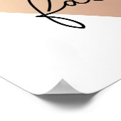 Hallo Herfst Love Heart Poster (Hoek)