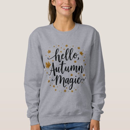 hallo, herfst magie trui (Voorkant)
