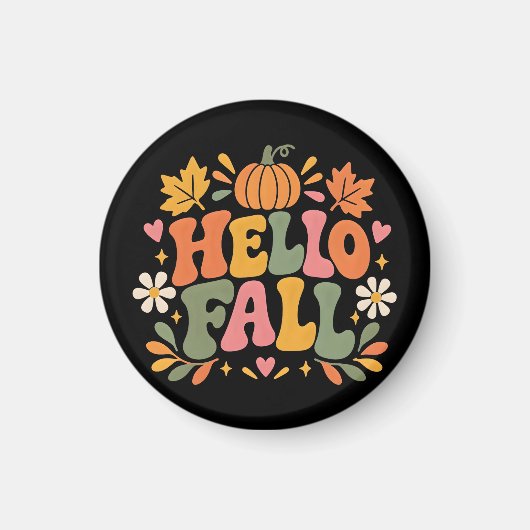 Hallo Herfst Magneet (Voorkant)