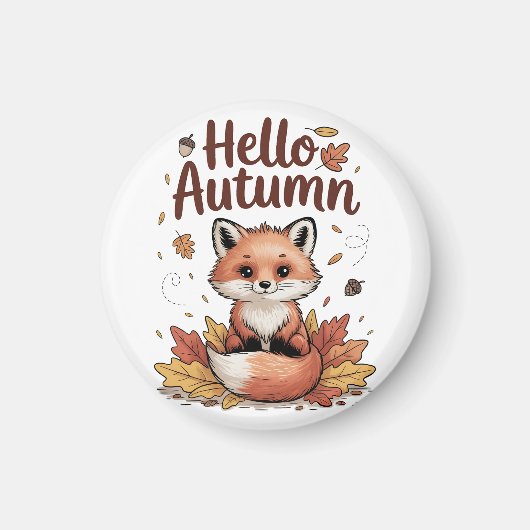 Hallo Herfst Magneet (Voorkant)