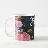 Hallo Herfst met bloemen Koffiemok (Links)