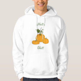 hallo Herfst minimalistisch geluid Hoodie