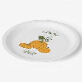 hallo Herfst minimalistisch geluid Papieren Bordje (Gekanteld)