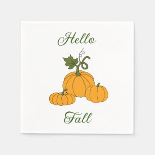 hallo Herfst minimalistisch geluid Servet